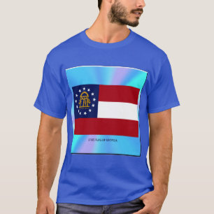 Camiseta Bandeira do estado de Geórgia