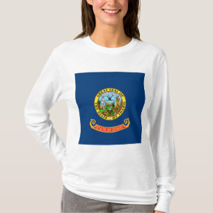 Camiseta Bandeira do Estado de Idaho