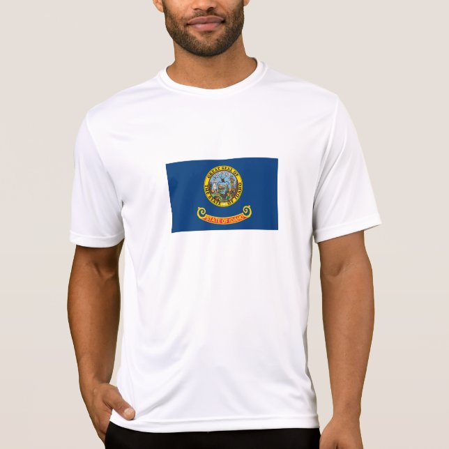 Camiseta Bandeira do Estado de Idaho (Frente)