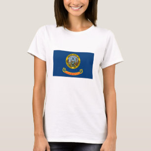 Camiseta Bandeira do Estado de Idaho