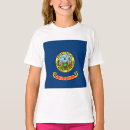 Camiseta Bandeira do Estado de Idaho