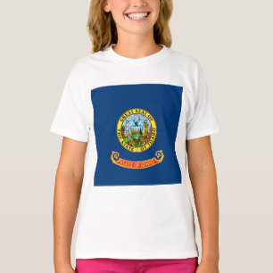 Camiseta Bandeira do Estado de Idaho