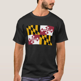 Camiseta Bandeira do estado de Maryland