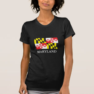 Camiseta Bandeira do Estado de Maryland