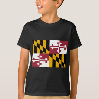 Camiseta Bandeira do estado de Maryland