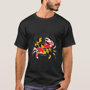 Camiseta Bandeira do Estado de Maryland Pride Annapolis Bal
