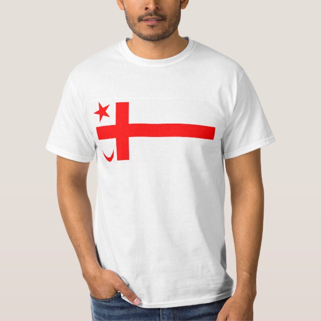 Camiseta Bandeira do estado de Mikmaq (Frente)