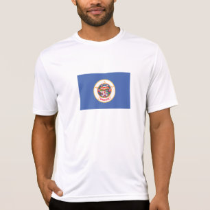 Camiseta Bandeira do estado de Minnesota