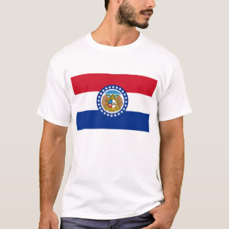 Camiseta Bandeira do estado de Missouri
