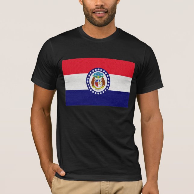 Camiseta Bandeira do estado de Missouri (Frente)