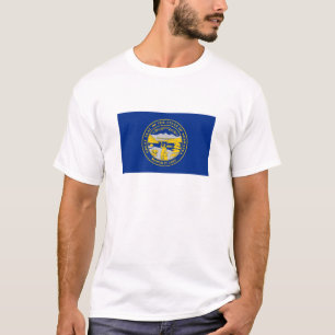 Camiseta Bandeira do Estado de Nebraska