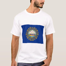 Bandeira do Estado de New Hampshire T-Shirt