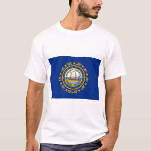 Camiseta Bandeira do Estado de New Hampshire T-Shirt