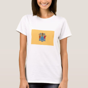 Camiseta Bandeira do Estado de Nova Jersey