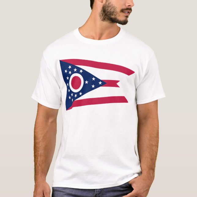 Camiseta Bandeira do estado de Ohio (Frente)