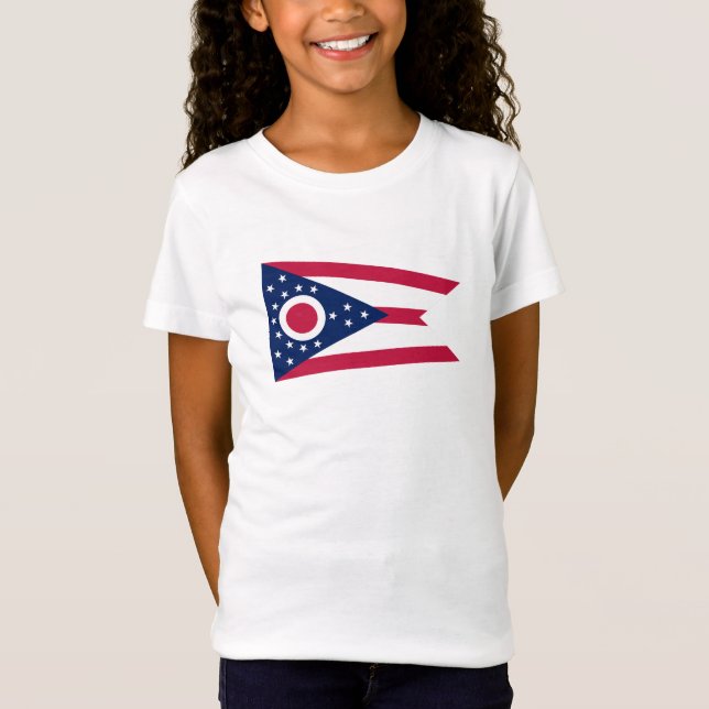 Camiseta Bandeira do Estado de Ohio (Frente)