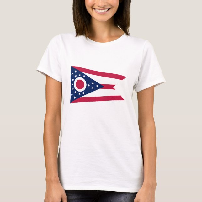 Camiseta Bandeira do Estado de Ohio (Frente)