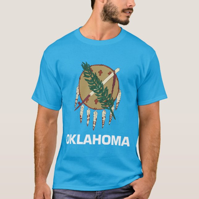 Camiseta Bandeira do estado de Oklahoma (Frente)