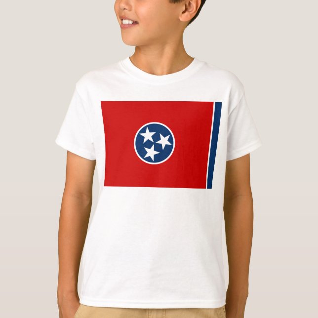 Camiseta Bandeira do estado de Tennessee (Frente)