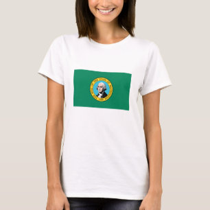 Camiseta Bandeira do Estado de Washington