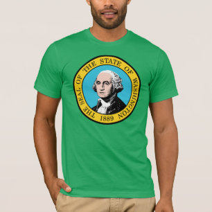 Camiseta Bandeira do estado de Washington