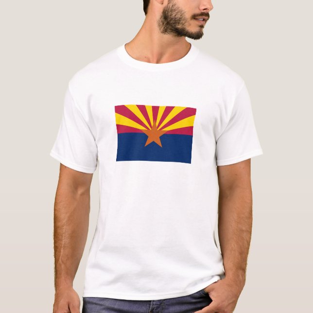 Camiseta Bandeira do estado do Arizona (Frente)