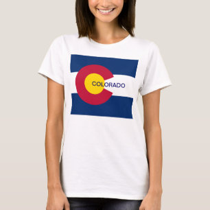 Camiseta Bandeira do Estado do Colorado