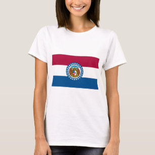 Camiseta Bandeira do Estado do Missouri