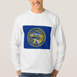 Camiseta Bandeira do Estado do Nebraska