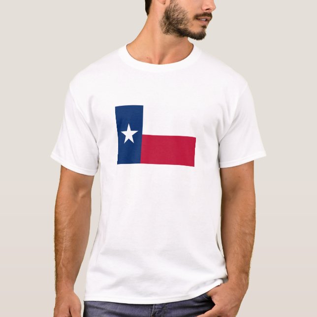 Camiseta Bandeira do Estado do Texas (Frente)