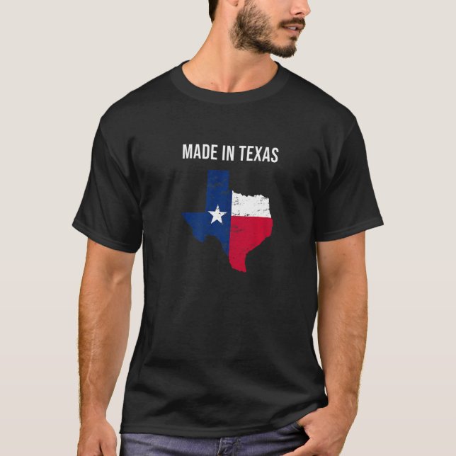 Camiseta Bandeira do Estado do Texas (Frente)