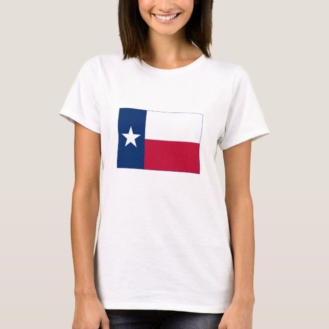 Camiseta Bandeira do Estado do Texas (Frente)