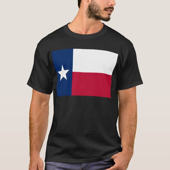 Camiseta Bandeira do Estado do Texas (Frente)