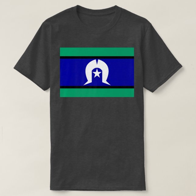 Camiseta Bandeira do Estreito de Torres (Frente do Design)