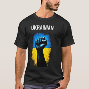 Camiseta Bandeira do Exército da Ucrânia Símbolo do Trident