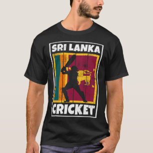 Camiseta Bandeira do Fã de Críquete do Sri Lanka Bandeira d