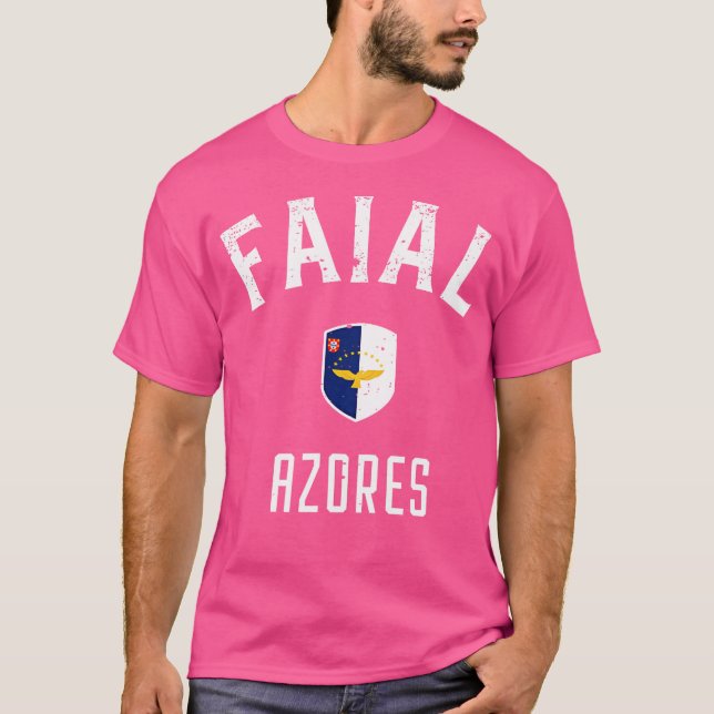 Camiseta Bandeira do Faial Açores (Frente)