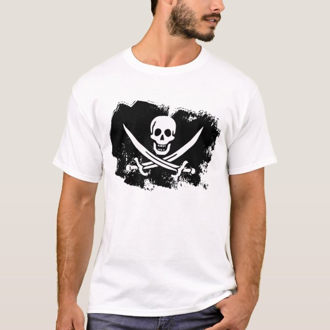 Camiseta Bandeira do fantasma de Jack da chita (Frente)