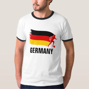 Camiseta Bandeira do futebol de Alemanha