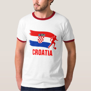 Camiseta Bandeira do futebol de Croatia