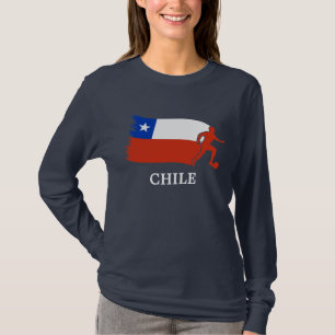 Camiseta Bandeira do futebol do Chile