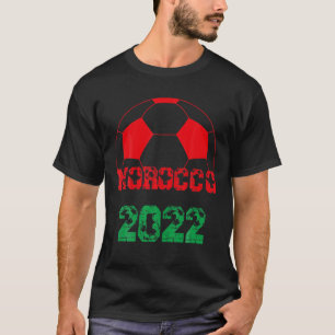Camiseta Bandeira do Futebol do Marrocos em 2022 - Futebol
