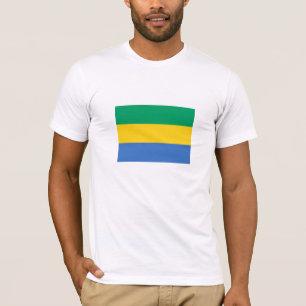 Camiseta Bandeira do Gabão