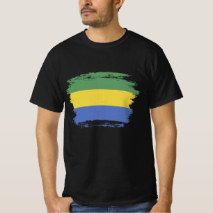 Camiseta Bandeira do Gabão