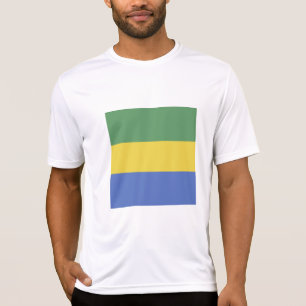Camiseta Bandeira do Gabão