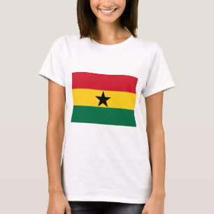 Camiseta Bandeira do Gana