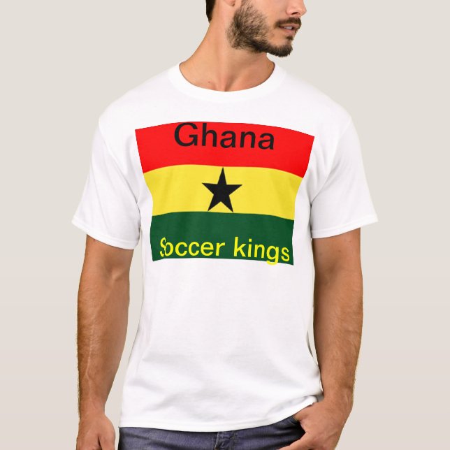 Camiseta Bandeira do Gana (Frente)