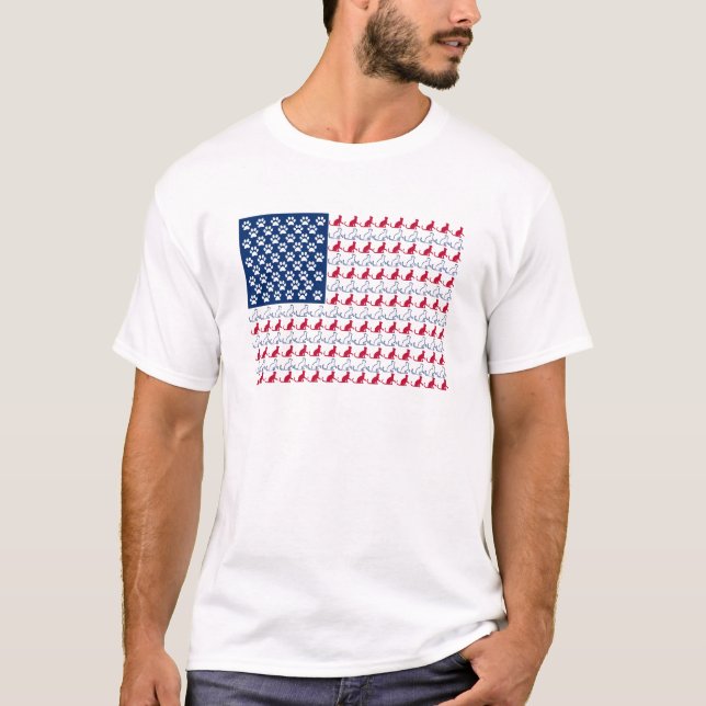 Camiseta Bandeira do gato (Frente)