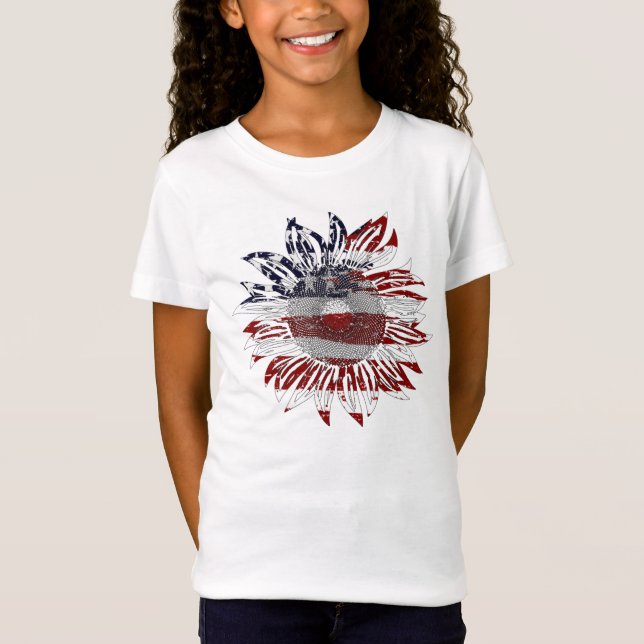 Camiseta bandeira do girassol  (Frente)