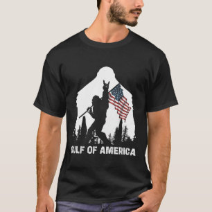 Camiseta Bandeira Do Golfo Dos Eua América 2025 Funny Vinta
